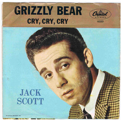 Jack Scott Grizzly Bear / Cry, Cry, Cry Vinyl 7" USED