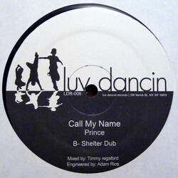 Prince Call My Name Vinyl 12" USED