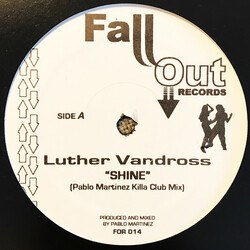 Luther Vandross Shine (Pablo Martinez Remixes) Vinyl 12" USED