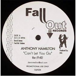 Anthony Hamilton Can't Let You Go Vinyl 12" USED