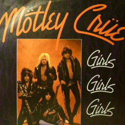 Mötley Crüe Girls Girls Girls Vinyl 7" USED