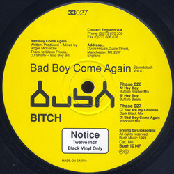 Bitch Bad Boy Come Again - Soundclash Vol. 3 Vinyl 12" USED