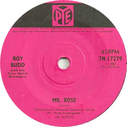 Roy Budd / Tony Hatch Orchestra Mr. Rose / Summer Rain Vinyl 7" USED