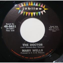 Mary Wells The Doctor / Two Lovers History Vinyl 7" USED