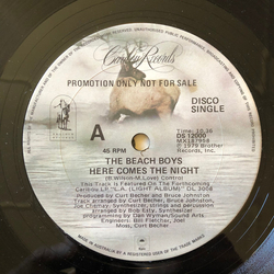 The Beach Boys Here Comes The Night Vinyl 12" USED