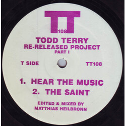 Todd Terry Re-Released Project Part 1 Vinyl 12" USED