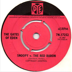 Gates Of Eden Snoopy v. The Red Baron / In Your Love Vinyl 7" USED
