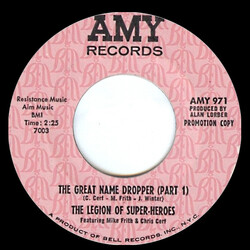 The Legion Of Super-Heroes The Great Name Dropper (Parts 1 &2) Vinyl 7" USED