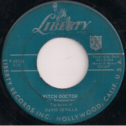 David Seville Witch Doctor Vinyl 7" USED