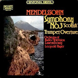 Felix Mendelssohn-Bartholdy / Leopold Hager / Orchestra Of Radio Luxembourg Symphony No. 3 "Scottish" / Trumpet Overture Vinyl LP USED