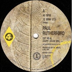 Paul Rutherford Get Real (Happy House Mix) Vinyl 12" USED