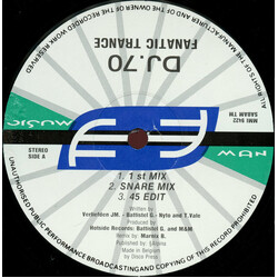 DJ 70 Fanatic Trance Vinyl 12" USED