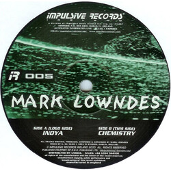 Mark Lowndes Indya / Chemistry Vinyl 12" USED