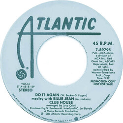 Club House Do It Again (Medley With Billie Jean) Vinyl 7" USED