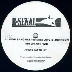 Junior Sanchez / Angela Johnson That Girl Ain't Right Vinyl 12" USED