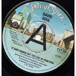 David Soul It Sure Brings Out The Love In Your Eyes Vinyl 7" USED