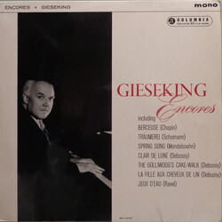 Walter Gieseking Encores Vinyl LP USED