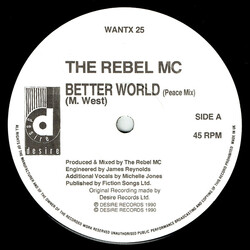 Rebel MC Better World Vinyl 12" USED