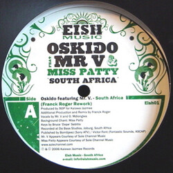 Oskido / Mr. V (4) / Miss Patty South Africa Vinyl 12" USED