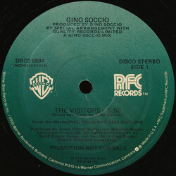 Gino Soccio The Visitors Vinyl 12" USED