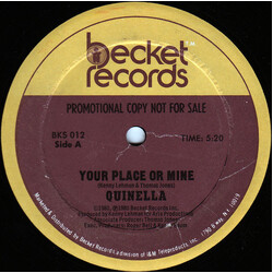 Quinella Your Place Or Mine Vinyl 12" USED