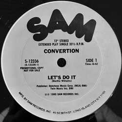 Convertion / Four Flights Let's Do It / All I Want Is You Vinyl 12" USED