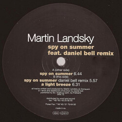 Martin Landsky Spy On Summer Vinyl 12" USED