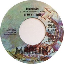 Lew Kirton Island Girl / Time To Get With It Vinyl 7" USED
