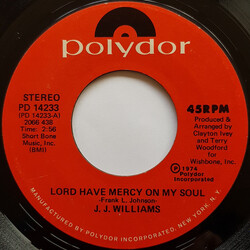 J. J. Williams Lord Have Mercy On My Soul / Love Market Vinyl 7" USED
