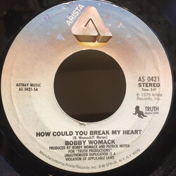 Bobby Womack How Could You Break My Heart / I Honestly Love You Vinyl 7" USED