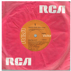 Eartha Kitt Where Is My Man Vinyl 7" USED