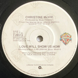 Christine McVie Love Will Show Us How Vinyl 7" USED