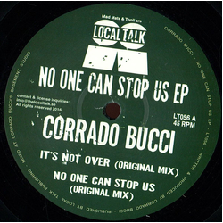 Corrado Bucci No One Can Stop Us EP Vinyl 12" USED