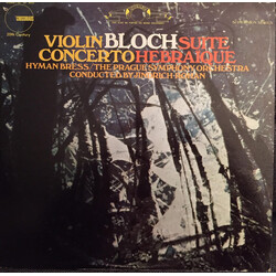 Ernest Bloch / Hyman Bress / The Prague Symphony Orchestra / Jindřich Rohan Violin Concerto / Suite Hebraïque Vinyl LP USED