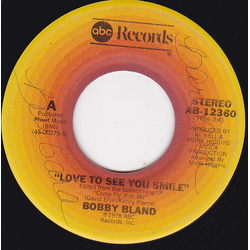 Bobby Bland Love To See You Smile Vinyl 7" USED