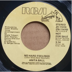 Anita Ball No Hard Feelings Vinyl 7" USED