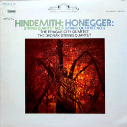 Paul Hindemith / Arthur Honegger / Prague String Quartet / Dvořák Quartet Hindemith: String Quartet No. 3 / Honegger: String Quartet No. 2 Vinyl LP US