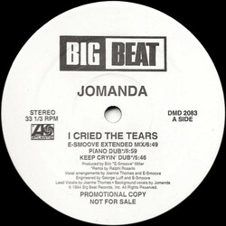 Jomanda I Cried The Tears Vinyl 12" USED