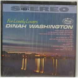 Dinah Washington For Lonely Lovers Vinyl LP USED