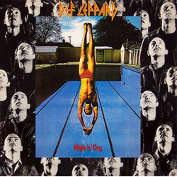 Def Leppard High 'N' Dry Vinyl LP USED