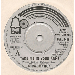 Showaddywaddy Take Me In Your Arms Vinyl 7" USED