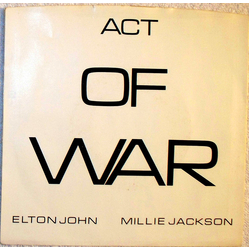 Elton John / Millie Jackson Act Of War Vinyl 7" USED