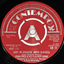 John Fred & His Playboy Band Judy In Disguise (With Glasses) Vinyl 7" USED