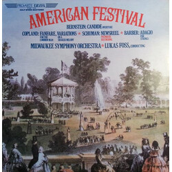 Leonard Bernstein / Aaron Copland / William Schuman / Samuel Barber / Milwaukee Symphony Orchestra / Lukas Foss American Festival Vinyl LP USED