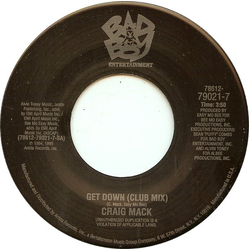 Craig Mack Get Down Vinyl 7" USED