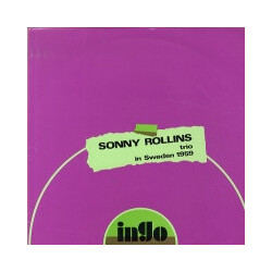 Sonny Rollins Trio In Sweden 1959 Vinyl LP USED