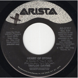 Taylor Dayne Heart Of Stone / Wait For Me Vinyl 7" USED