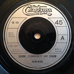 Hawkwind Quark, Strangeness And Charm Vinyl 7" USED