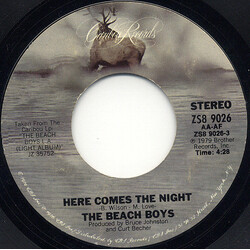 The Beach Boys Here Comes The Night USED VINYL 7INCH 45 RPM SINGLE