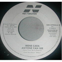 Irene Cara Anyone Can See USED VINYL 7INCH 45 RPM SINGLE PROMO STEREO MONO
